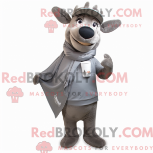 Gray Elk mascot costume...