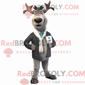 Gray Elk mascot costume...