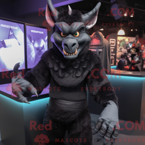 Sort Gargoyle maskot...