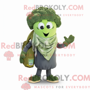 Oliven Broccoli maskot...