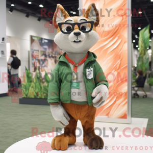 Olive Fox maskot kostume...