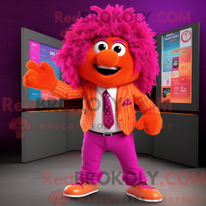 Magenta Orange mascot...