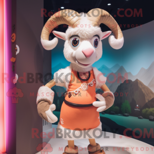 Ram-mascottekostuumkarakter...