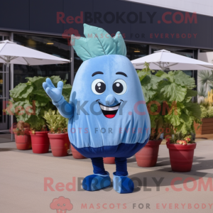 Maskottchenkostüm Blue Beet...