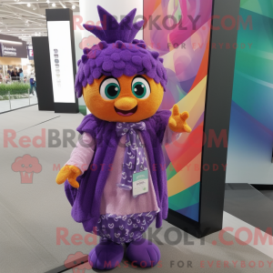 Purple Pineapple mascot...