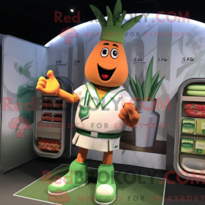 Peach Asparagus mascot...