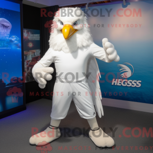 White Haast S Eagle mascot...