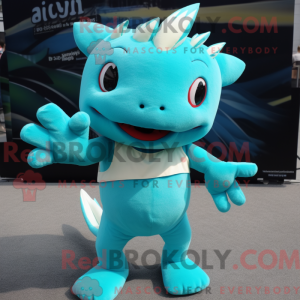 Disfraz de mascota Axolotl...