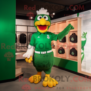 Forest Green Hens mascot...