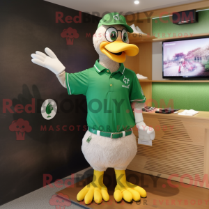 Skovgrønne høner maskot...