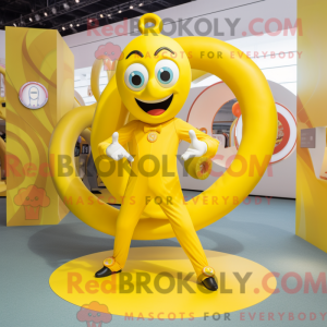 Yellow Contortionist mascot...