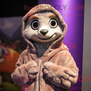Lavender Meerkat mascot...