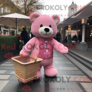 Rosa Teddy Bear maskerad...