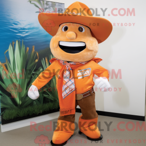 Orange Cowboy maskot...