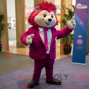 Máscara magenta pinnsvin...