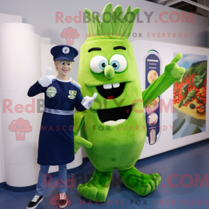 Navy selleri maskot drakt...