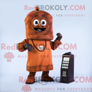 Rust Phone mascotte kostuum...