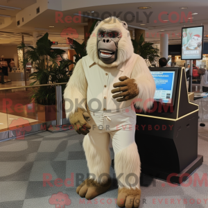 Figura de máscara de gorila...