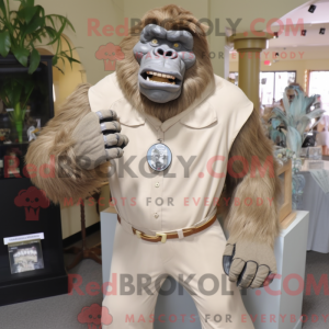 Figura de máscara de gorila...