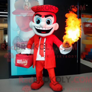 Red Fire Eater maskot...