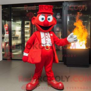 Red Fire Eater maskot...