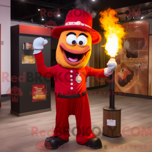Red Fire Eater mascot...