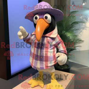 Lavendel tukan maskot...