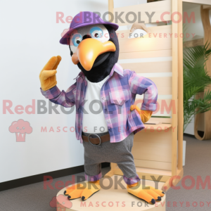 Lavendel tukan maskot...