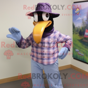 Lavendel tukan maskot...