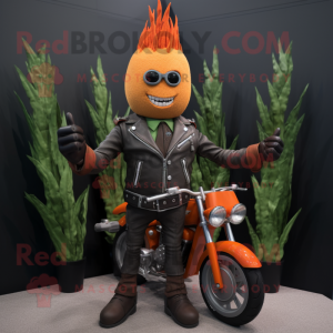 Orange Sparris maskot...