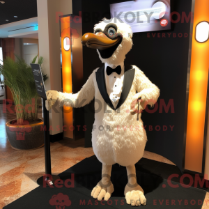 Tan Ostrich mascot costume...