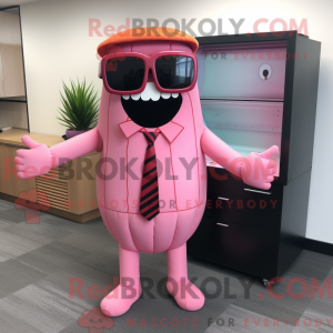 Pink Bbq Ribs mascot...