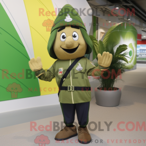 Olive Chief mascottekostuum...