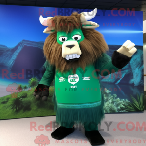 Forest Green Yak mascot...