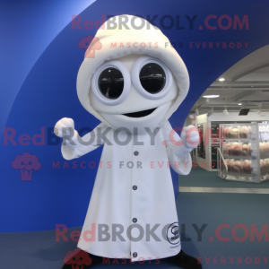 White Squid mascot costume...