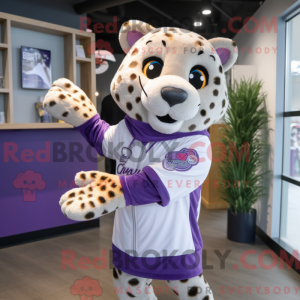 Lavender Cheetah mascot...