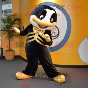 Gold Killer Whale mascot...