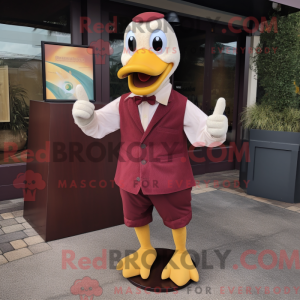 Maroon Gosling mascot...