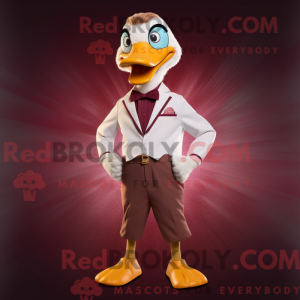 Maroon Gosling mascot...
