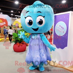 Sky Blue Plum mascot...