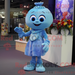 Sky Blue Plum mascot...