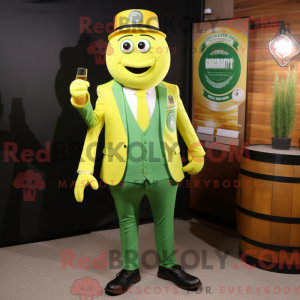 Lemon Yellow Green Beer...
