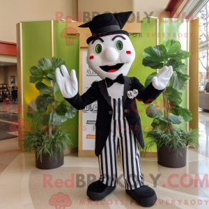 Olive Mime mascot costume...