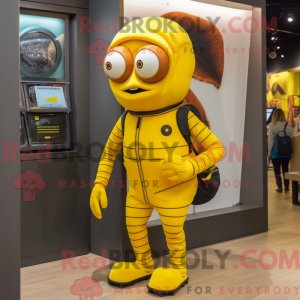 Yellow Cyclops mascot...