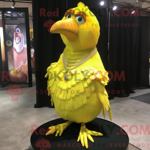 Yellow Canary mascot...