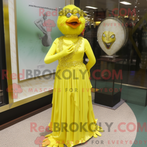 Yellow Canary mascot...