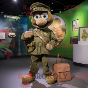 Rust Green Beret mascot...