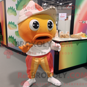 Postava maskota Peach Fish...