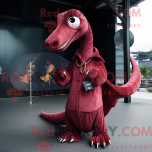 Marrom Diplodocus máscara...