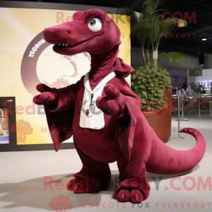 Marrom Diplodocus máscara...